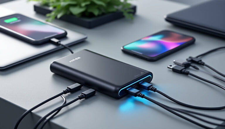 découvrez la puissance incroyable de la powerbank anker de 27 650 mah ! profitez d'une capacité de charge impressionnante pour vos appareils, avec une réduction exceptionnelle de 29 %. ne manquez pas cette offre spéciale pour rester alimenté partout où vous allez.