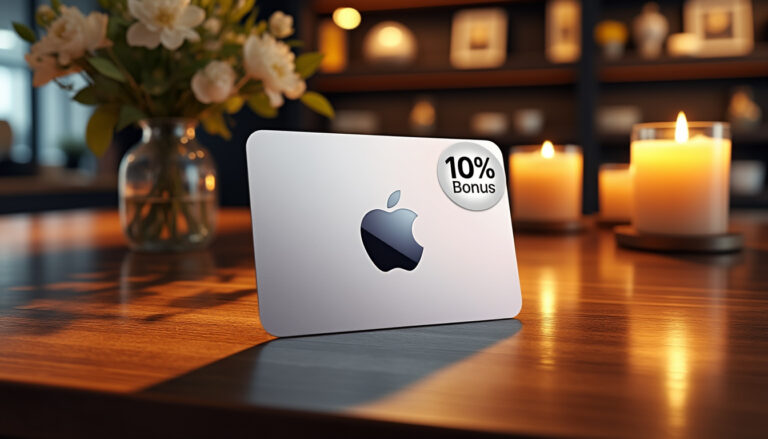 découvrez une offre incroyable chez penny : bénéficiez d'un bonus de 10 % sur votre carte cadeau apple. ne manquez pas cette occasion de profiter encore plus de vos produits apple préférés !