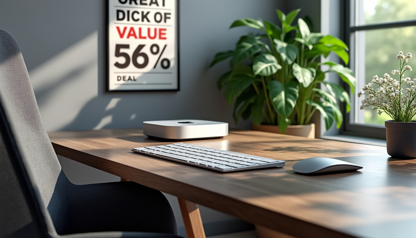 découvrez l'offre exceptionnelle sur le mac mini m4 chez cyberport ! profitez d'un prix réduit pour acquérir ce puissant mini ordinateur, parfait pour vos besoins professionnels et personnels. ne manquez pas cette occasion en or d'améliorer votre expérience numérique.