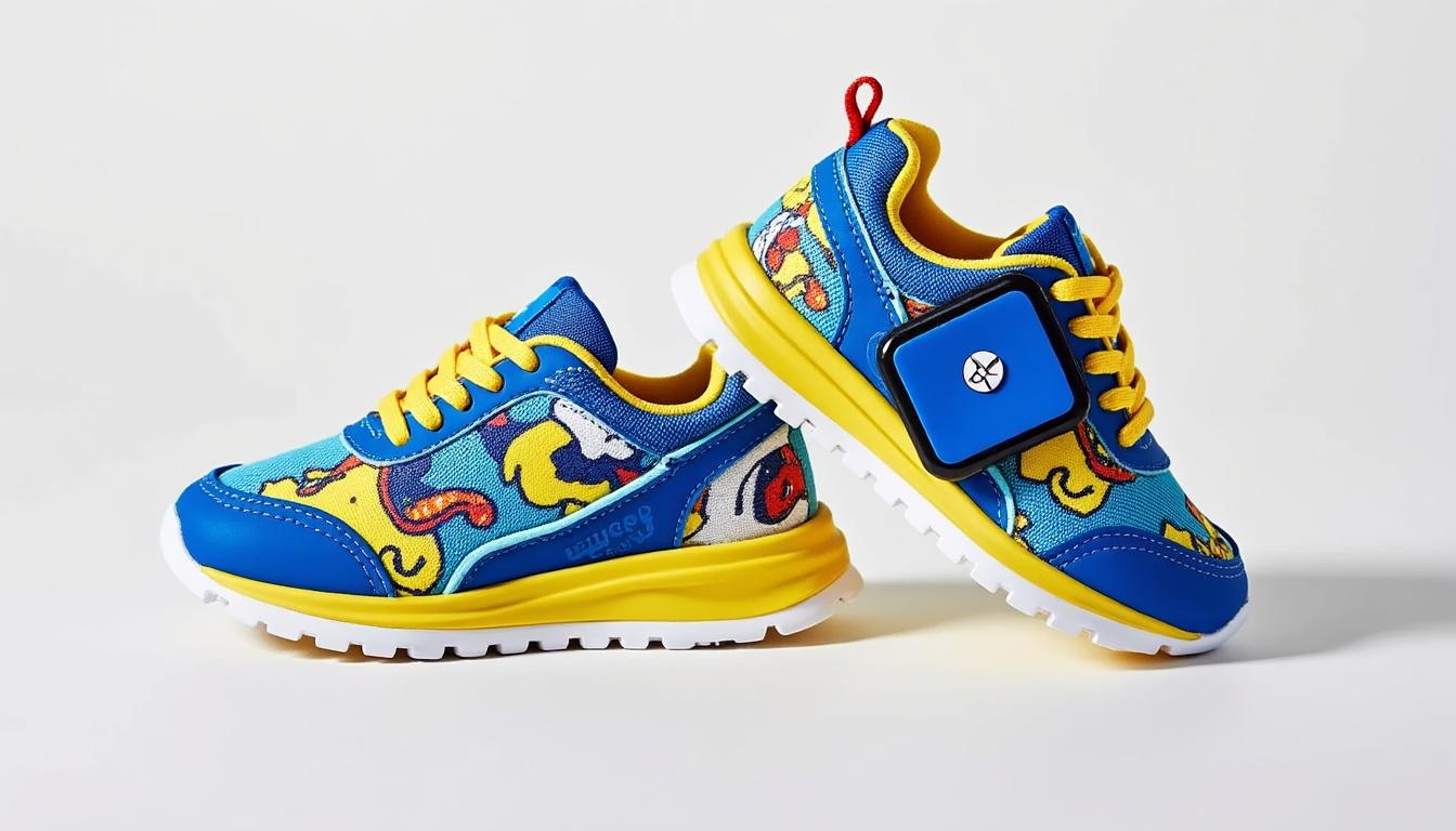 découvrez notre nouvelle collection de chaussures pour enfants, dotées d'un compartiment pratique pour airtag. assurez la sécurité et le suivi des déplacements de vos petits avec style!