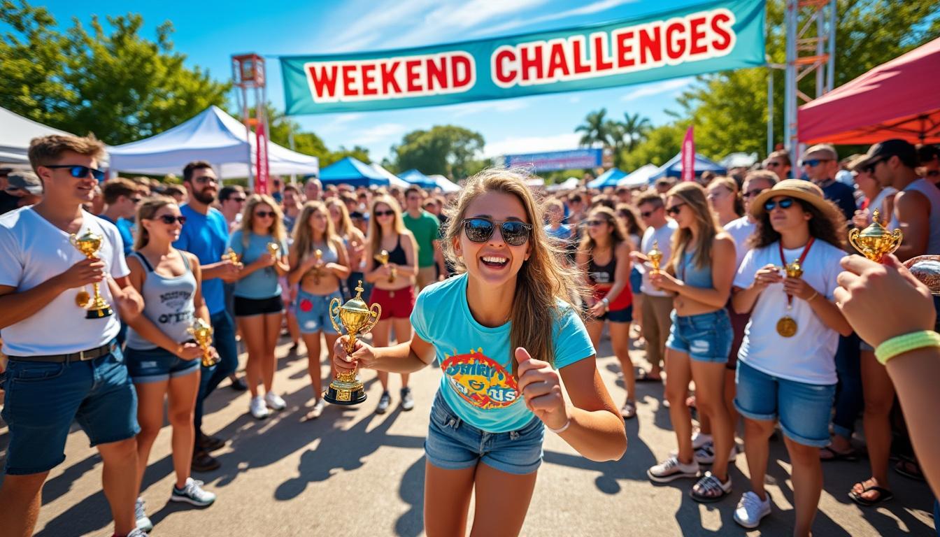 participez à notre concours du week-end et vivez un moment d'excitation inoubliable ! tentez votre chance et remportez des prix incroyables tout en vous amusant. ne manquez pas cette opportunité de pimenter votre week-end !