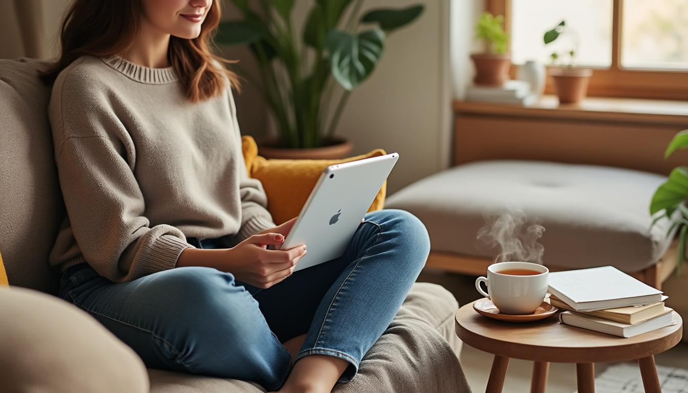 découvrez pourquoi l'ipad 10, proposé à seulement 284 euros, est la tablette idéale pour une utilisation confortable sur le canapé. profitez d'un excellent rapport qualité-prix et d'une expérience fluide à la maison.