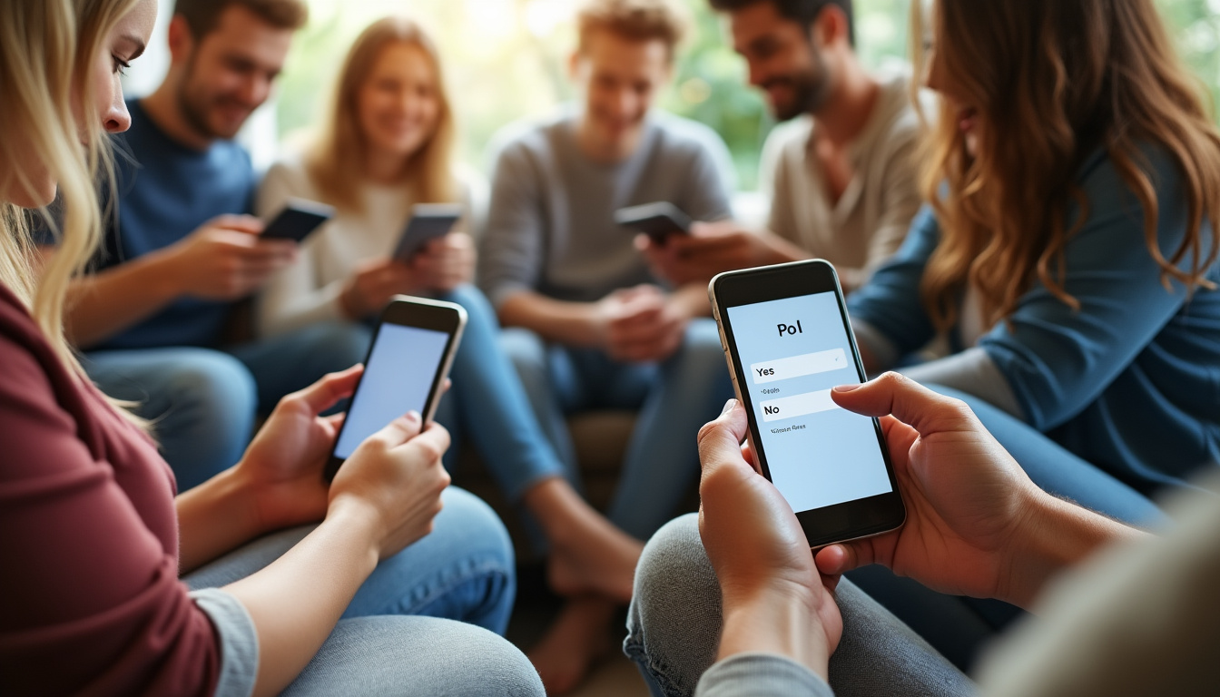 créez facilement des sondages interactifs directement dans votre application de messagerie pour recueillir rapidement l’opinion de vos contacts et améliorer la prise de décisions collaboratives.