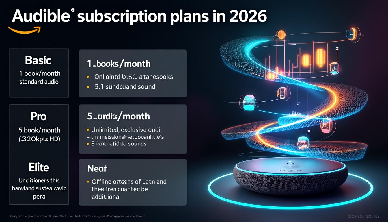 découvrez le nouvel abonnement standard d'audible, désormais proposé avec une restriction majeure impactant l'expérience utilisateur.