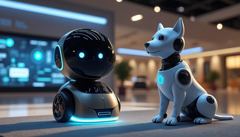 découvrez les innovations ecovacs présentées au ces : un robot pulvérisateur révolutionnaire et un compagnon canin intelligent doté d'intelligence artificielle pour simplifier votre quotidien.