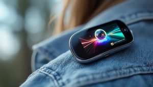 découvrez omibo, le video-pin intelligente qui affiche images et vidéos sur un mini écran, alliant innovation et praticité pour vos présentations et partages visuels.