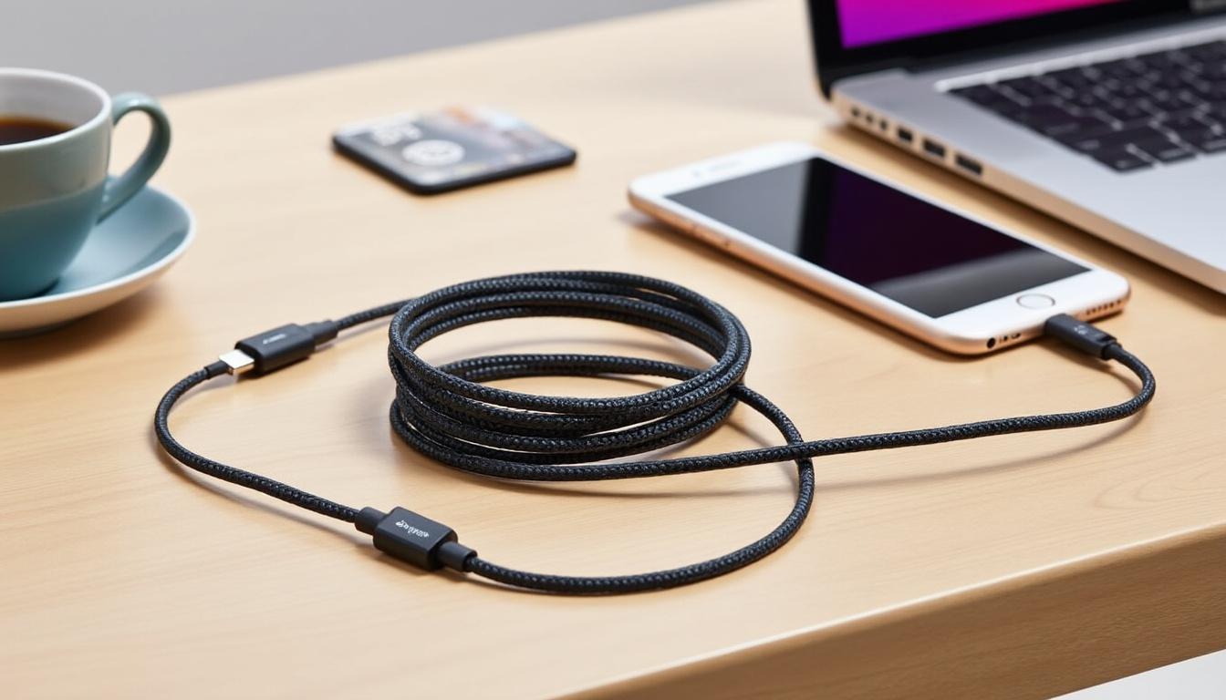 découvrez le belkin boostcharge pro, un câble 2-en-1 conçu pour recharger deux appareils simultanément, alliant efficacité et praticité pour votre quotidien.