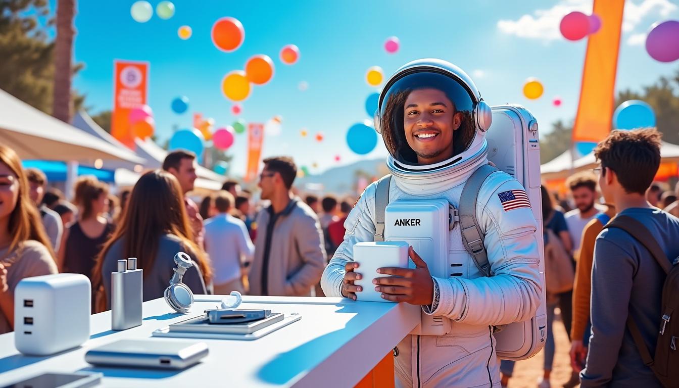 participez au méga jeu-concours du week-end avec anker et l'astronaute pour tenter de gagner des cadeaux exceptionnels. ne manquez pas cette opportunité unique !