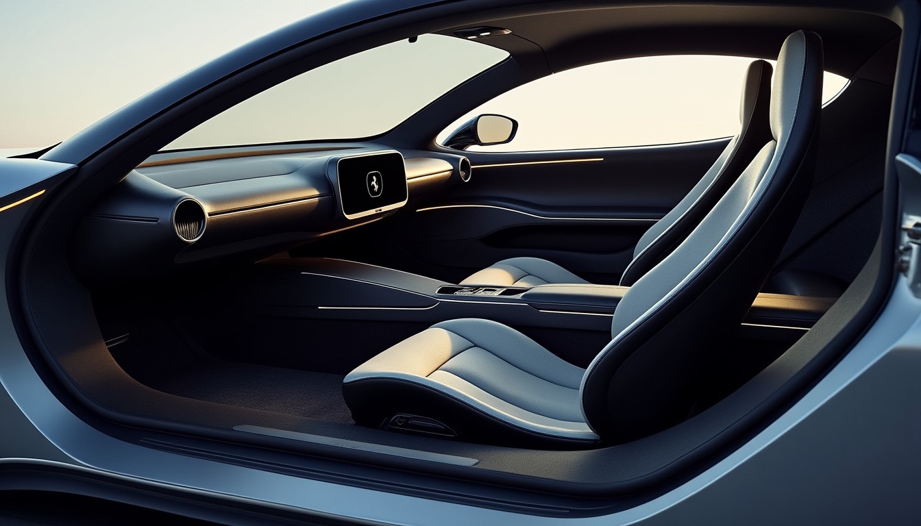 découvrez la ferrari luce, la première voiture électrique conçue par le légendaire designer jony ive, alliant innovation, élégance et performance.
