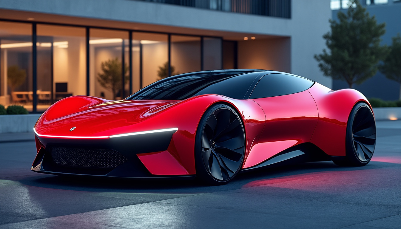 découvrez ferrari luce, la première voiture électrique conçue par le légendaire designer jony ive, alliant innovation technologique et élégance emblématique.