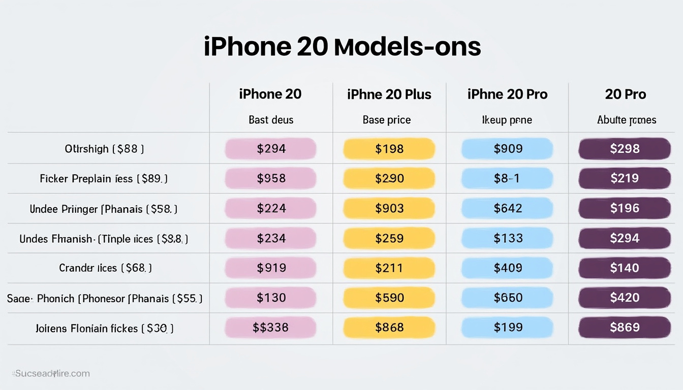découvrez les premières perspectives de l'iphone 20 révélées par jon prosser, présentant les innovations et caractéristiques attendues du prochain smartphone apple.