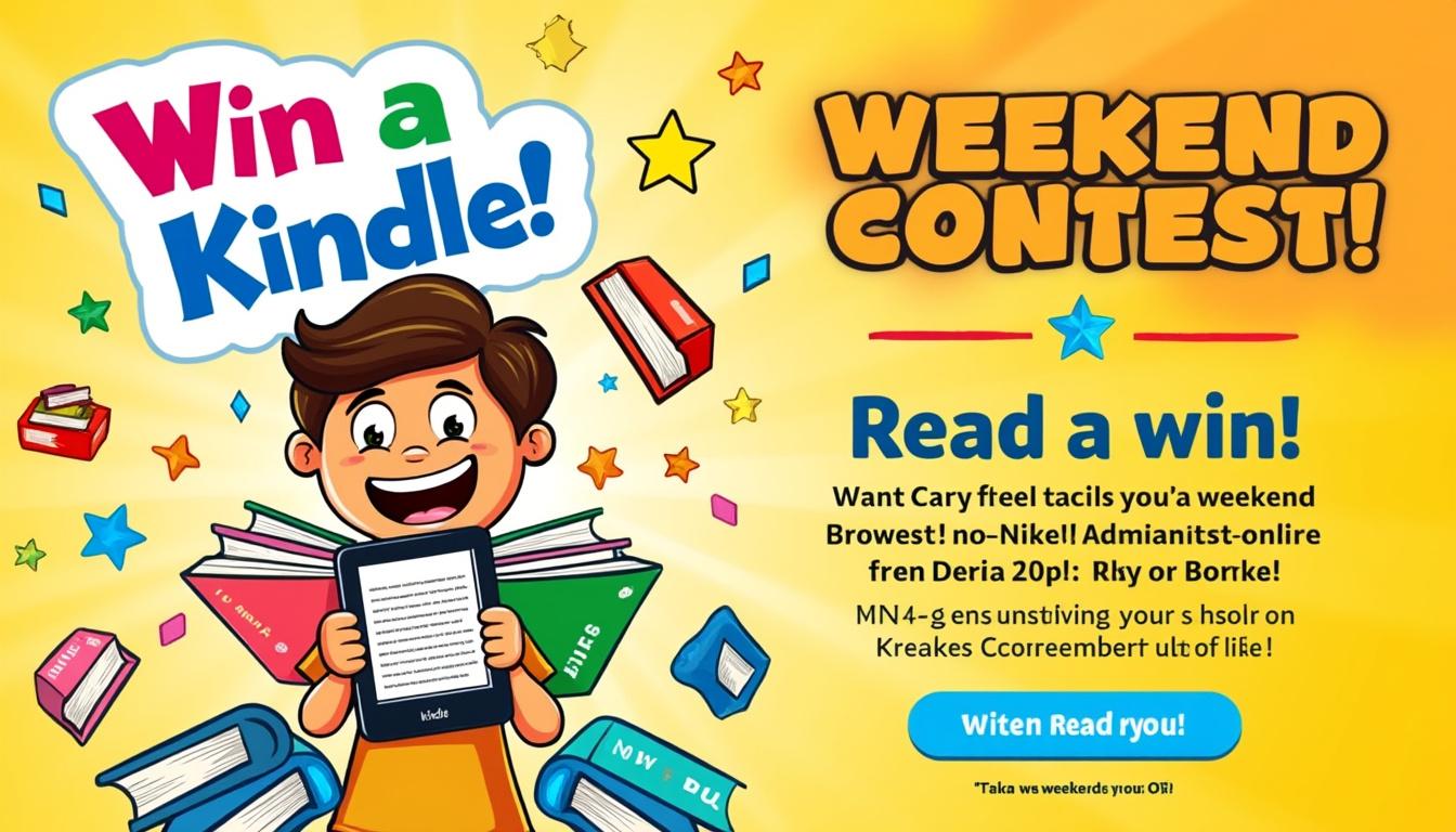 participez au jeu-concours du week-end et tentez de gagner une liseuse électronique spécialement conçue pour les enfants. une occasion unique de stimuler leur passion de la lecture !