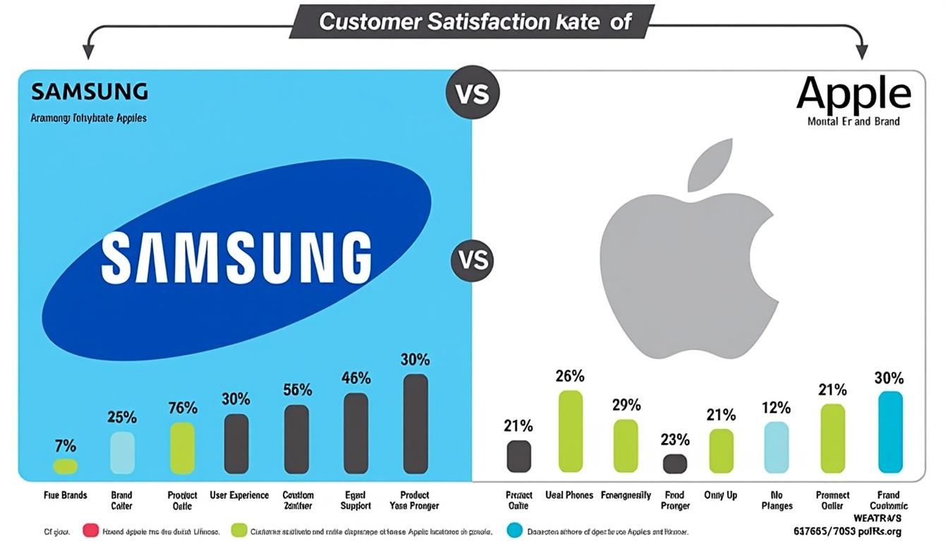 découvrez comment samsung dépasse apple en termes de satisfaction client et prend l'avantage sur le marché grâce à ses innovations et la qualité de ses produits.