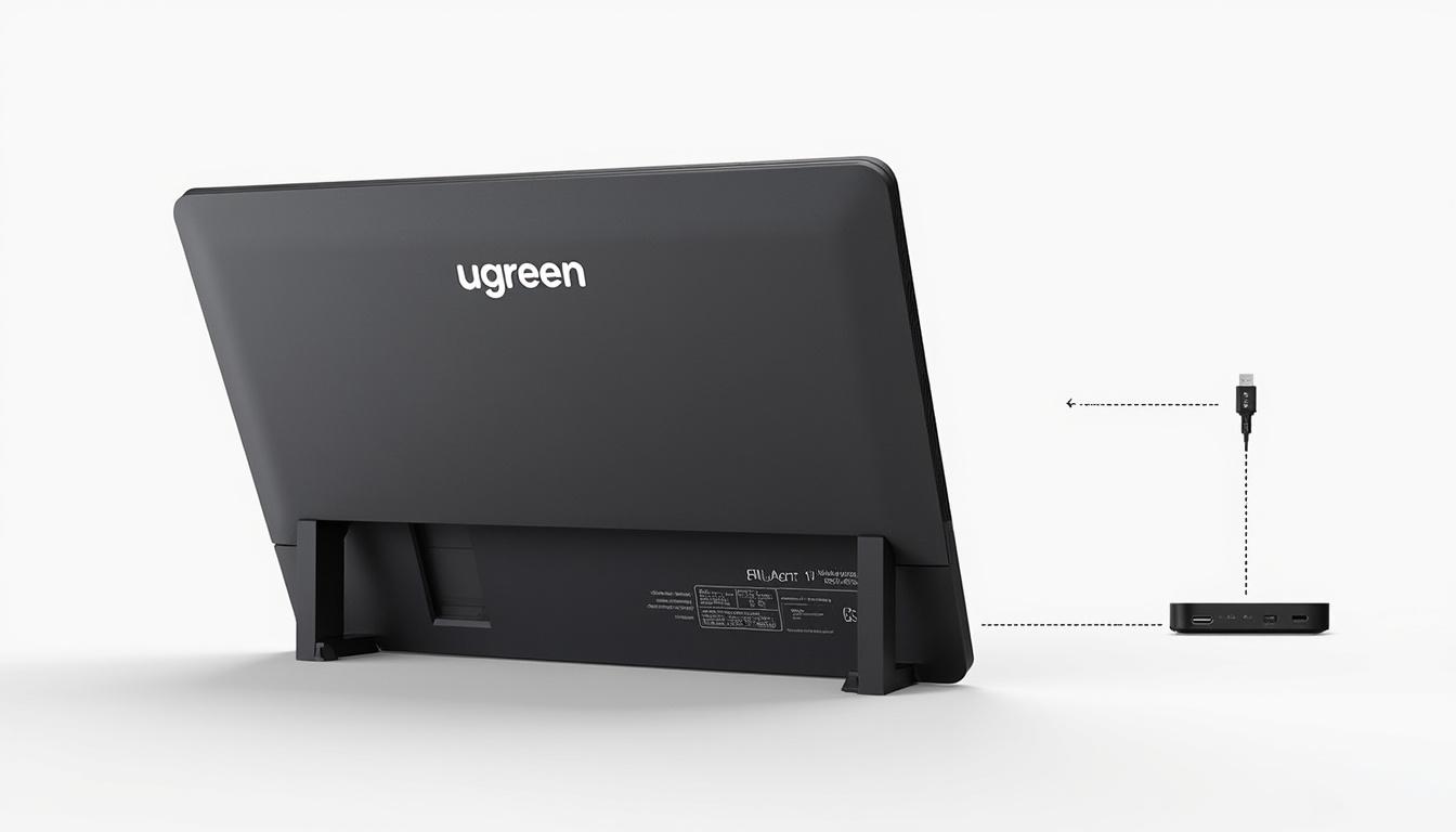 découvrez le nouveau moniteur 16 pouces de ugreen offrant une fréquence de 165 hz et une connectivité usb-c pour des performances fluides et une connexion facile.