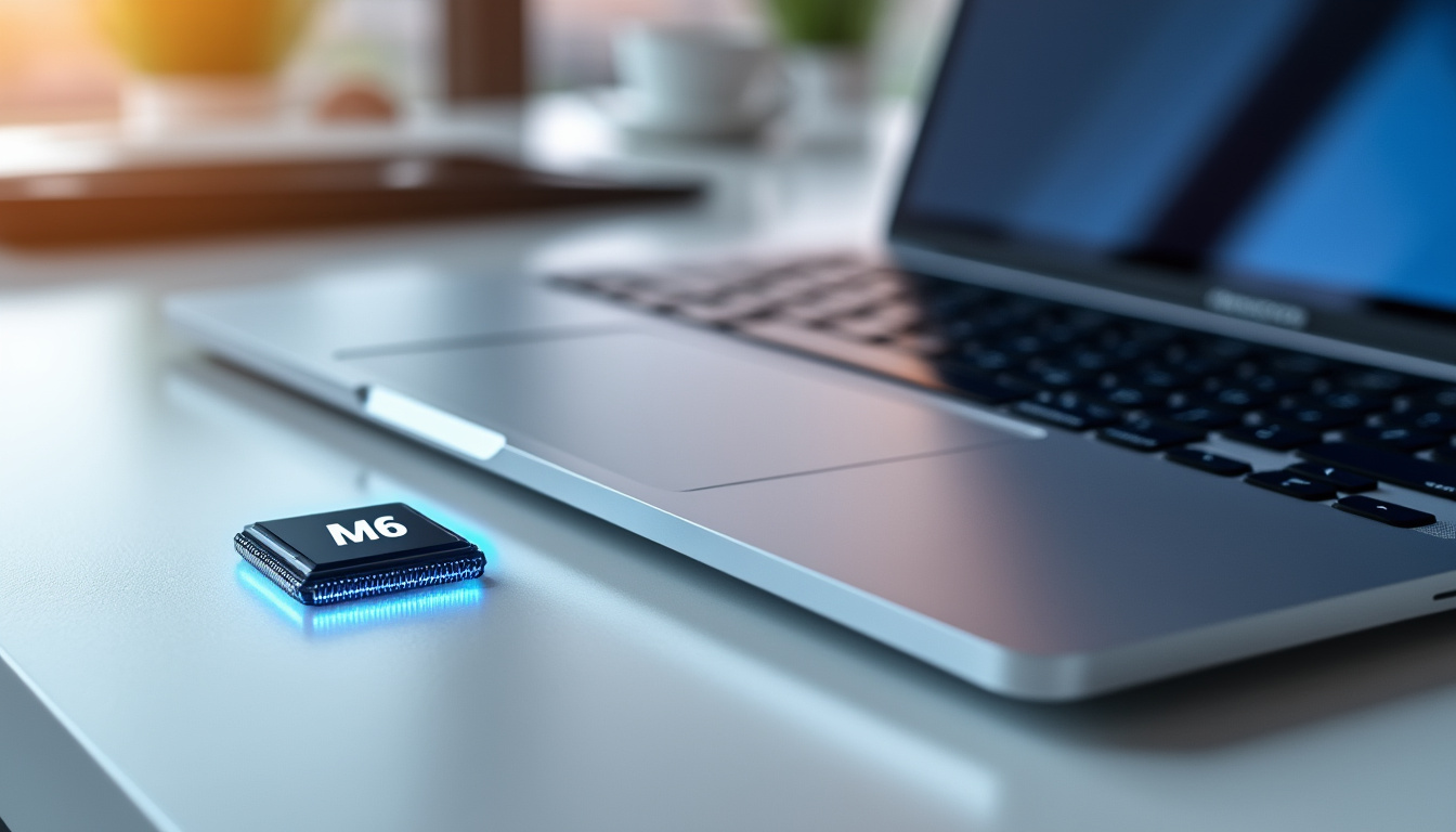 le macbook pro sera équipé de la nouvelle puce m6 d'ici la fin de l'année, offrant des performances améliorées et une efficacité énergétique optimisée.