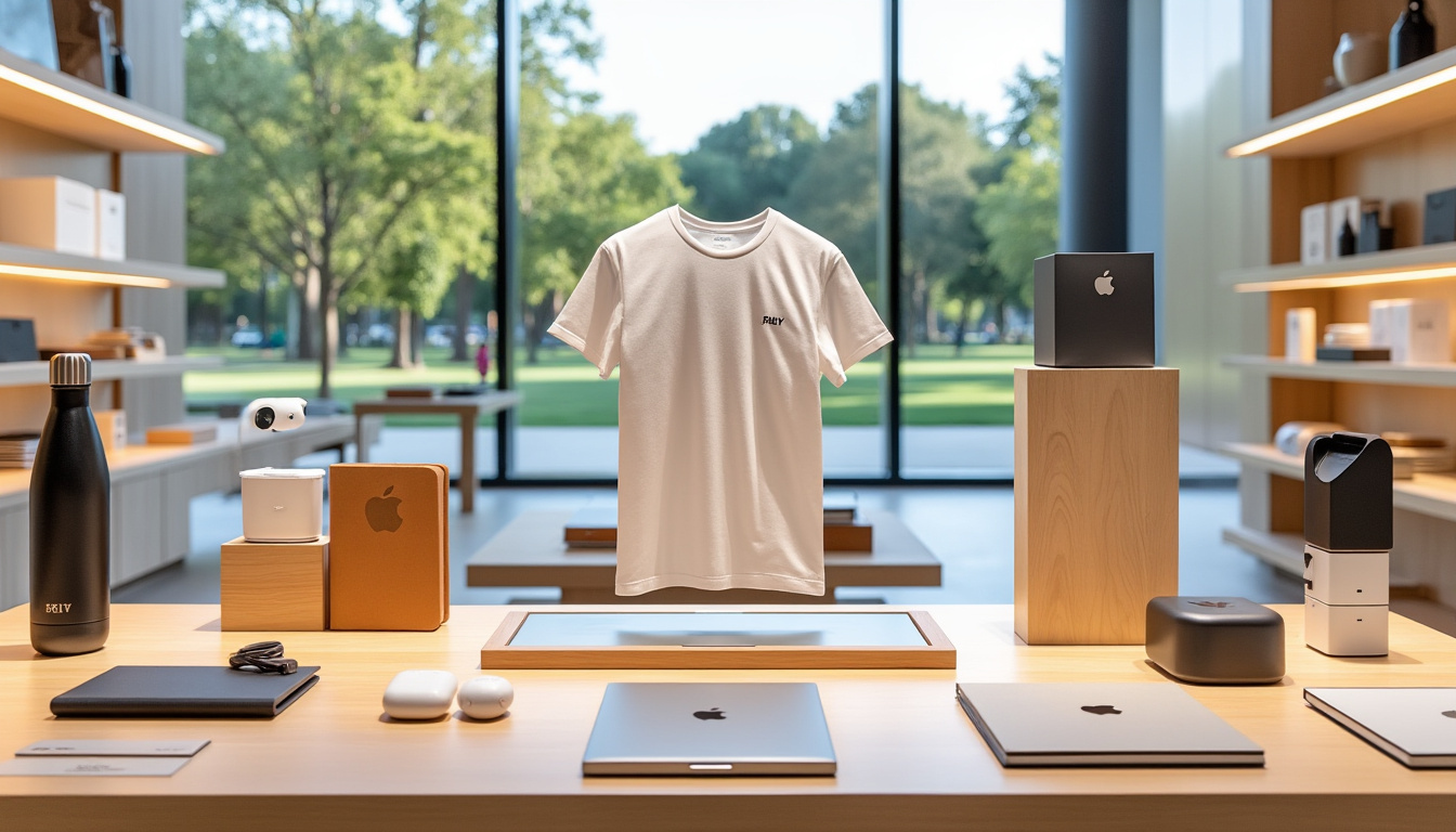 découvrez les nouveaux produits exclusifs de merchandising disponibles au apple park visitor center, une collection unique pour les fans d'apple.