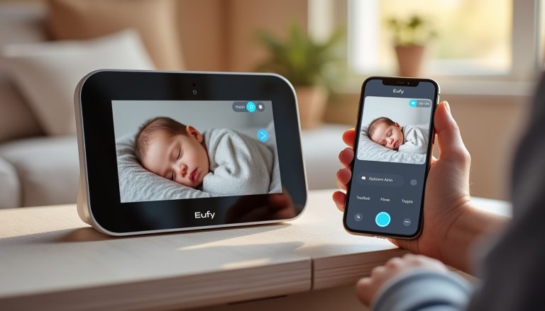 découvrez le test complet du babyphone eufy e21, offrant une surveillance en 4k avec écran intégré et application mobile pour une sécurité optimale de votre bébé.