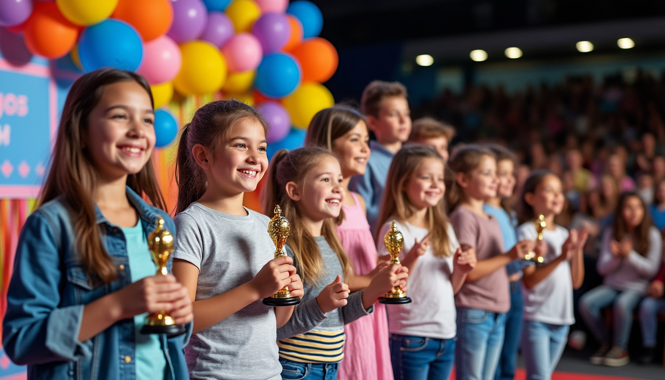 découvrez comment le concours du week-end a rendu cinq enfants heureux avec des prix surprenants et des moments de joie inoubliables.