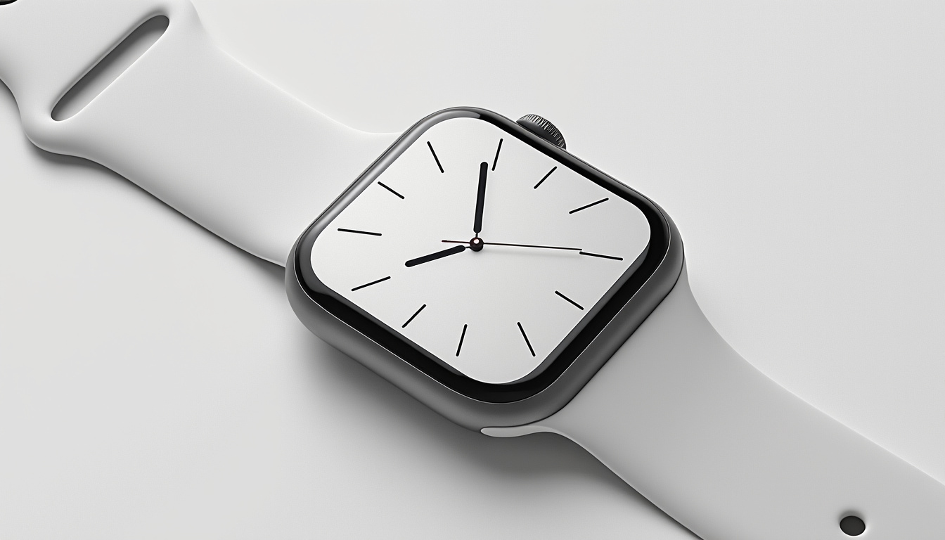découvrez l'apple watch series 12 avec son boîtier en céramique éclatant, alliant élégance et performance pour une expérience unique au poignet.