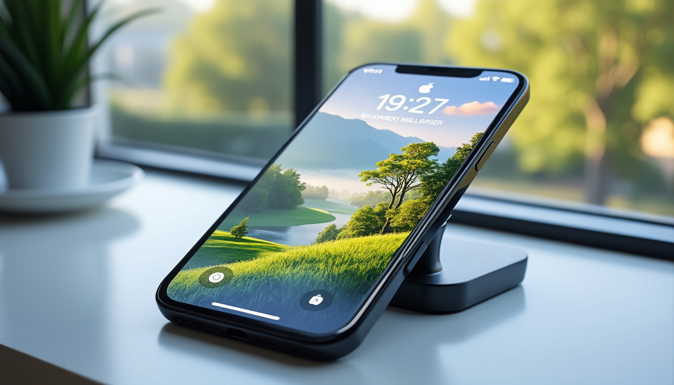 découvrez ios 27 qui réduit la taille de l’horloge pour libérer plus d’espace sur votre écran d’accueil, mettant en valeur votre fond d’écran comme jamais auparavant.